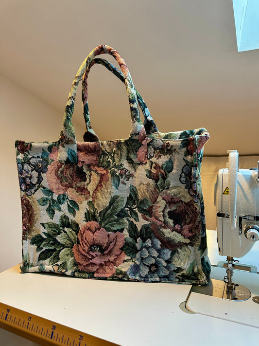 00B - Le cabas fleuris